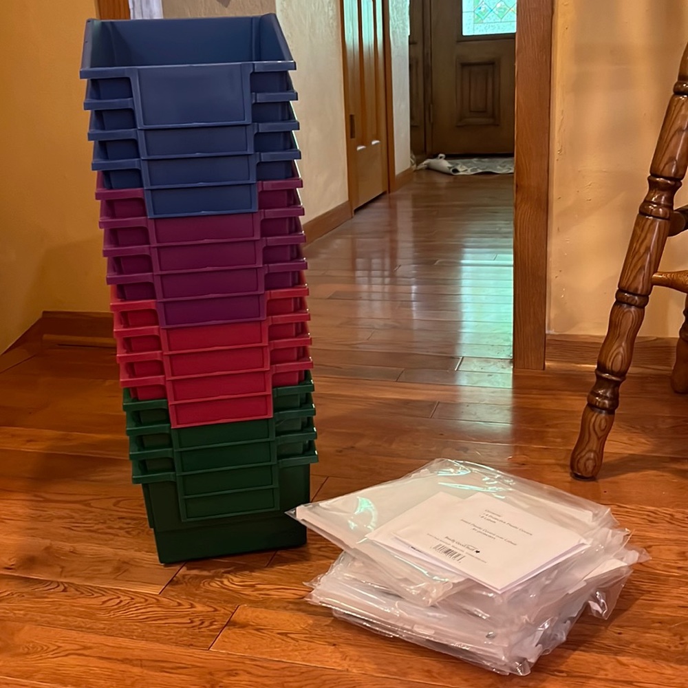 Really Good Stuff Chapter Book Bins